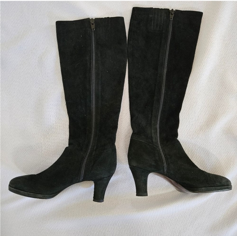 Enzo Angiolini Suede Mid Calf Boots Size 5.5 - Picture 4 of 8